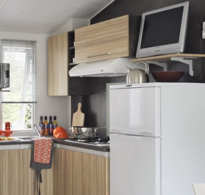 Location  GRAND CONFORT : Mobile-home, 4 personnes, 2 chambres, Terrasse couverte au camping Le Suroit - 1