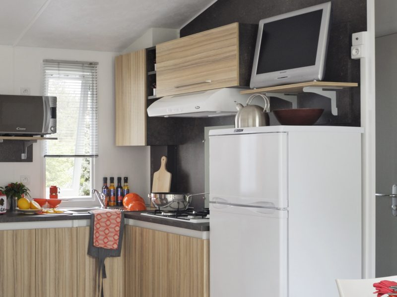 Location  GRAND CONFORT : Mobile-home, 4 personnes, 2 chambres, Terrasse couverte au camping Le Suroit - 1