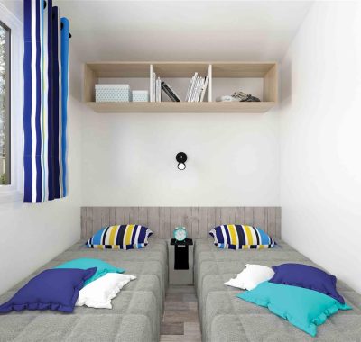 Location  GRAND CONFORT : Mobile-home, 4 persons, 2 bedrooms, covered terrace au camping Le Suroit - 2