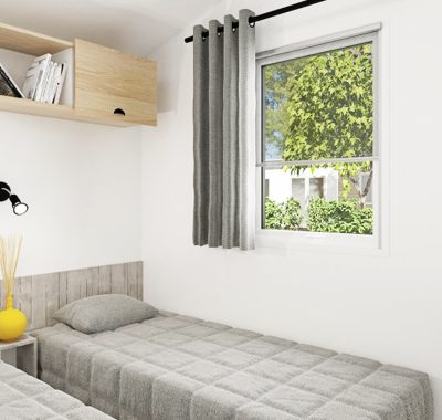 Location  COMFORT: Mobile-Home, 4 persons, 2 bedrooms, Terrace au camping Le Suroit - 3