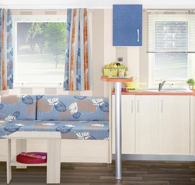 Location  CONFORT: Mobile-home, 6 personnes, 3 chambres, Terrasse couverte au camping Le Suroit - 2