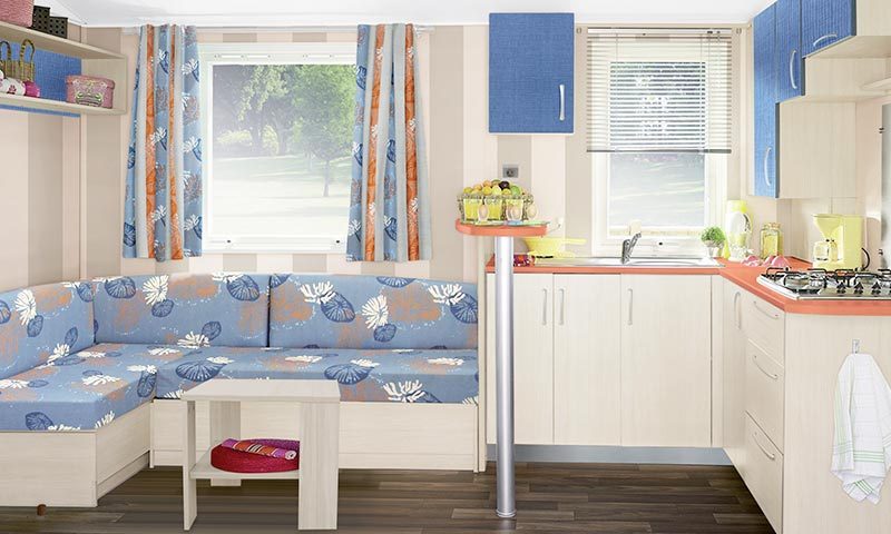 Location  CONFORT: Mobile-home, 6 personnes, 3 chambres, Terrasse couverte au camping Le Suroit - 2