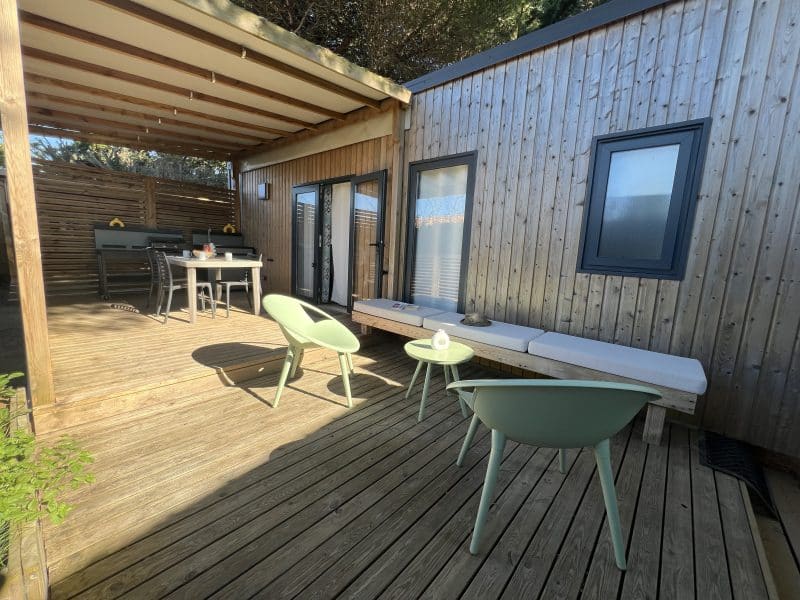 Location  PREMIUM: Mobile home TV, 4 people, 2 bedrooms,2 bathrooms au camping Le Suroit - 2
