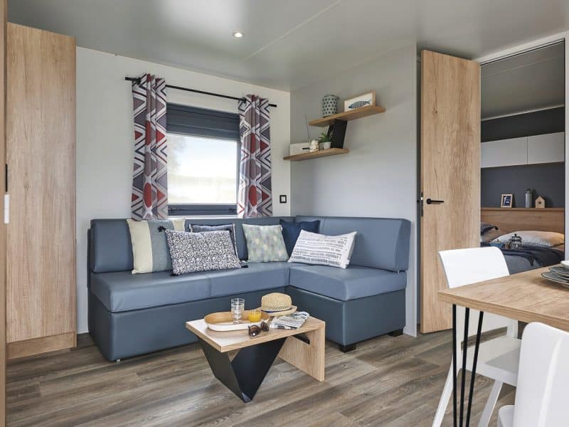 Location  PREMIUM: Mobile home TV, 4 people, 2 bedrooms,2 bathrooms au camping Le Suroit - 4