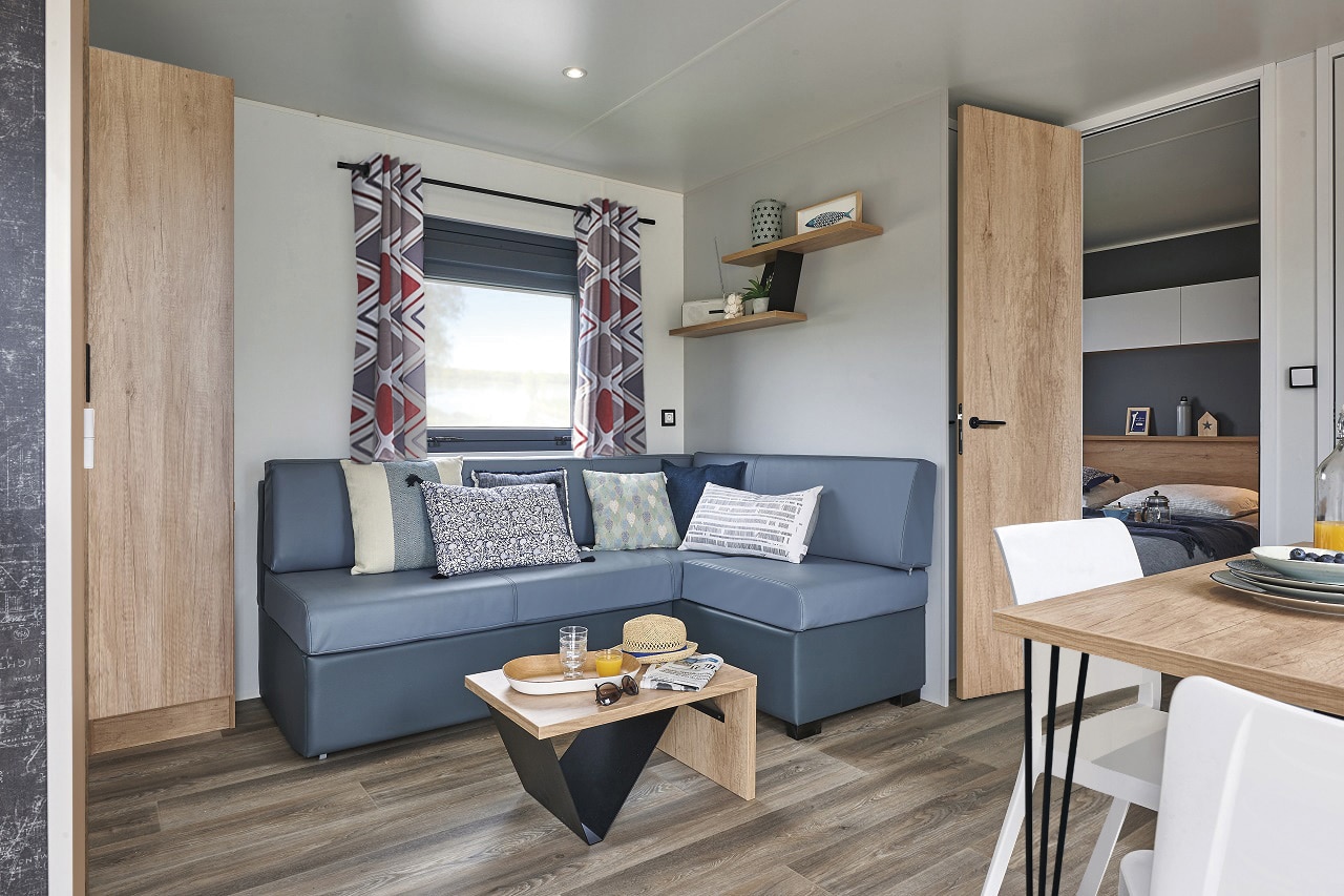 Location  PREMIUM : Mobil home TV, 4 personnes, 2 chambres, 2 salles de bain au camping Le Suroit - 2