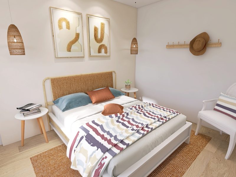 Location  La Villa Rhéa avec jacuzzi privatif : 4 chambres, 70m2, 2 salles de bains au camping Le Suroit - 4