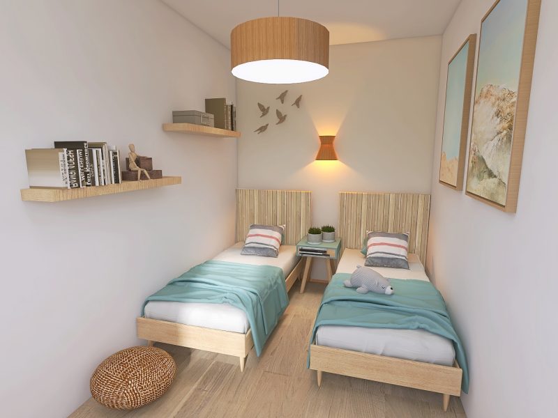 Location  La Villa Rhéa avec jacuzzi privatif : 4 chambres, 70m2, 2 salles de bains au camping Le Suroit - 3