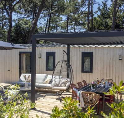 Location  Villa Rhéa with private jacuzzi : 4 bedrooms, 70m2, 2 bathrooms au camping Le Suroit - 2