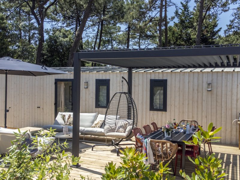 Location  La Villa Rhéa avec jacuzzi privatif : 4 chambres, 70m2, 2 salles de bains au camping Le Suroit - 2