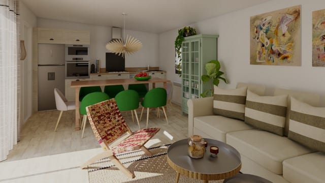 Location  La Villa Rhéa avec jacuzzi privatif : 4 chambres, 70m2, 2 salles de bains au camping Le Suroit - 1