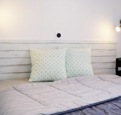 Location  ARCHIPEL : Mobile-Home 3 bedrooms 6/8 persons with dishwasher and air conditioning (2 Mobile-Homes islands with common covered terrace) au camping Le Suroit - 7